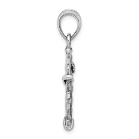 Sterling Silver and Bronze Antiqued Roman Constantine Coin Pendant - Picture 2 of 4